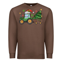 Chestnut christmas tractor Premium Sweatshirt - MaliasSmallBusiness