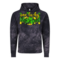 Cloud Black one lucky mom Vintage Hoodie - Zillion Design Studio