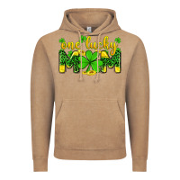 One Lucky Mom Vintage Hoodie | Teevron