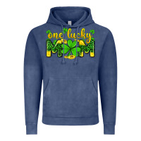 Vintage Denim one lucky mom Vintage Hoodie - Zillion Design Studio
