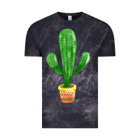 Cloud Black mexican cactus Vintage Tee - FaDigitalArtStudio