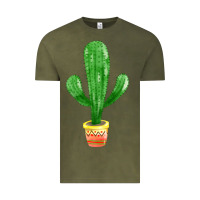 Vintage Olive mexican cactus Vintage Tee - FaDigitalArtStudio