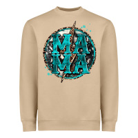 Cowhide Mama Lighting Bolt Heavyweight Sweatshirt | Teevron