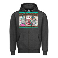 Charcoal Heather nurse gnomies tumbler Zipper Hoodie - BarkalooDesign