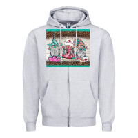 Heather Grey nurse gnomies tumbler Zipper Hoodie - BarkalooDesign