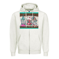 Oatmeal Heather nurse gnomies tumbler Zipper Hoodie - BarkalooDesign