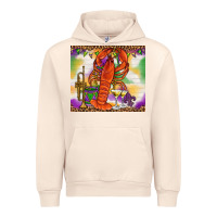 Sandshell Mardi Gras crawfish Urban Hoodie - NancyCooperArtShop