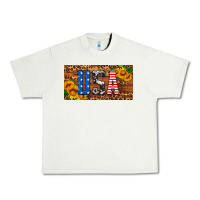 Pistachio usa sunflowers license plate Urban Heavy Tee - HRA Design Shop