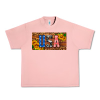 Salmon usa sunflowers license plate Urban Heavy Tee - HRA Design Shop