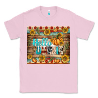 Bubblegum Pink hello pumpkin tumbler Classic Tee - BundleAndBundleShop