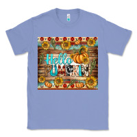 Colony Blue hello pumpkin tumbler Classic Tee - BundleAndBundleShop