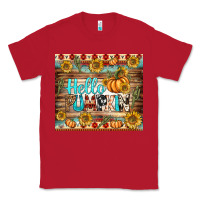 Red hello pumpkin tumbler Classic Tee - BundleAndBundleShop