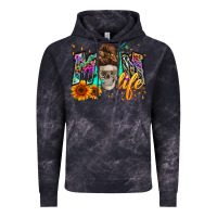 Cloud Black mom life with skull Vintage Hoodie - Zillion Design Studio