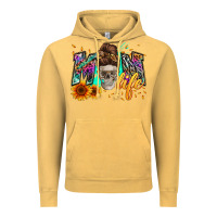 Vintage Mustard mom life with skull Vintage Hoodie - Zillion Design Studio