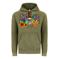 Vintage Olive mom life with skull Vintage Hoodie - Zillion Design Studio
