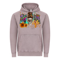Mom Life With Skull Vintage Hoodie | Teevron