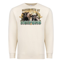 Sandshell hanging with my heifers Premium Sweatshirt - NancyCooperArtShop
