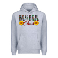 Heather Grey mama claus Premium Hoodie - AdoDesignShop