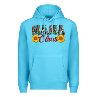 Ocean Blue mama claus Premium Hoodie - AdoDesignShop