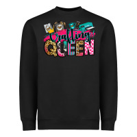 Black crafting queen Heavyweight Sweatshirt - Zillion Design Studio