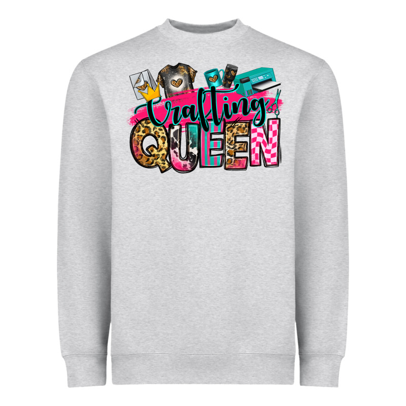 Crafting Queen Heavyweight Sweatshirt by Zillion Design Studio | Teevron