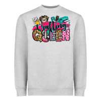 Heather Grey crafting queen Heavyweight Sweatshirt - Zillion Design Studio