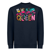 Navy crafting queen Heavyweight Sweatshirt - Zillion Design Studio
