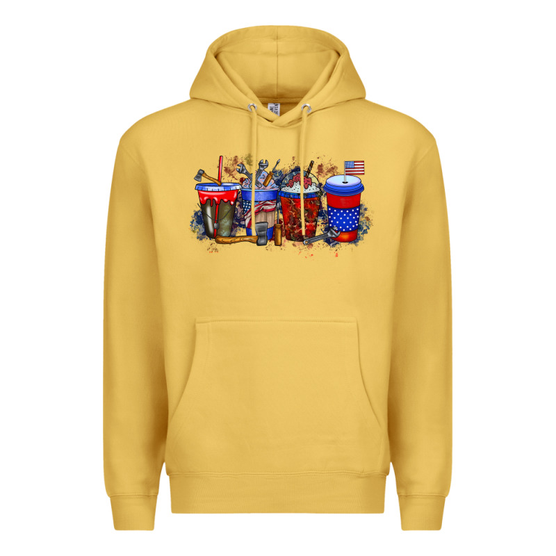 Labor Day Drink Premium Hoodie by RacoonDesign | Teevron