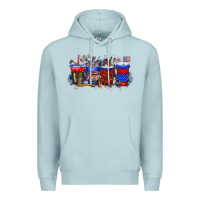 Blue Mist labor day drink Premium Hoodie - RacoonDesign