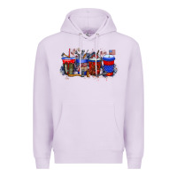 Lilac labor day drink Premium Hoodie - RacoonDesign