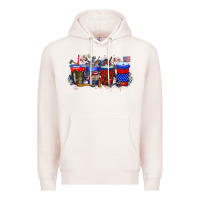Pale Pink labor day drink Premium Hoodie - RacoonDesign