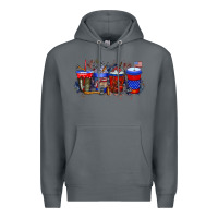 Rock labor day drink Premium Hoodie - RacoonDesign