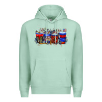 Seafoam labor day drink Premium Hoodie - RacoonDesign