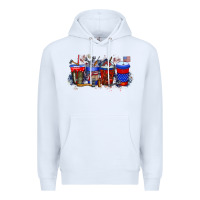 White labor day drink Premium Hoodie - RacoonDesign