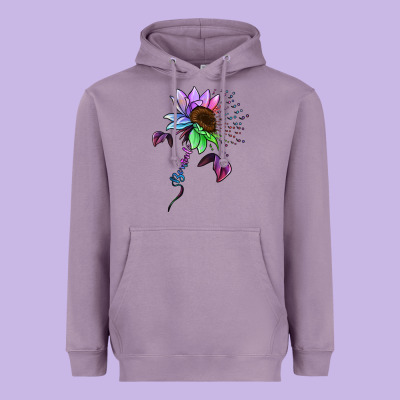 Autism Be Kind Heavyweight Hoodie Designed By Nancycooperartshop
