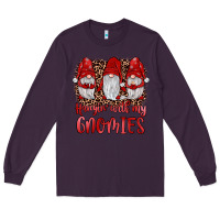 Plum hangin' with my gnomies Long Sleeve Tee - JahusDesignShop
