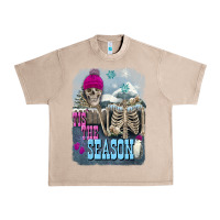 French Oak Winter tis the season skeleton Urban Heavy Tee - FaDigitalArtStudio
