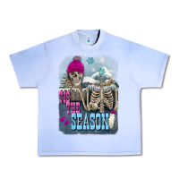 Grape Ice Winter tis the season skeleton Urban Heavy Tee - FaDigitalArtStudio