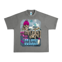 Tornado Winter tis the season skeleton Urban Heavy Tee - FaDigitalArtStudio