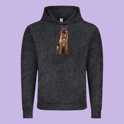 German Shepherd Vintage Hoodie Designed By Ranaportraitstore