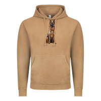 Vintage Camel german shepherd Vintage Hoodie - RanaPortraitStore