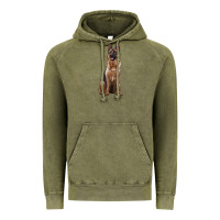 Vintage Olive german shepherd Vintage Hoodie - RanaPortraitStore
