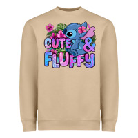 Mushroom cute and fluffy stitch Heavyweight Sweatshirt - Zillion Design Studio