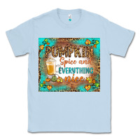 Dusty Blue pumpkin spice and everything nice Classic Tee - BundleAndBundleShop