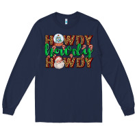 Navy howdy howdy howdy Long Sleeve Tee - AdoDesignShop