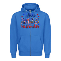 True Royal little miss firecracker Zipper Hoodie - NancyCooperArtShop