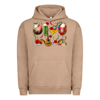 Pigment Burro Mexico Wine Glasses Urban Hoodie - texasbilliewilder