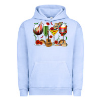 Pigment Grape Ice Mexico Wine Glasses Urban Hoodie - texasbilliewilder