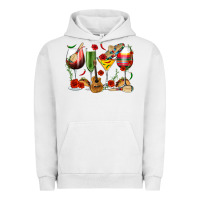 Pigment Lunar Rock Mexico Wine Glasses Urban Hoodie - texasbilliewilder