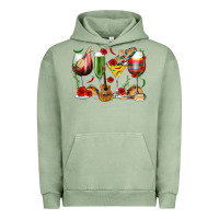 Pigment Oil Green Mexico Wine Glasses Urban Hoodie - texasbilliewilder